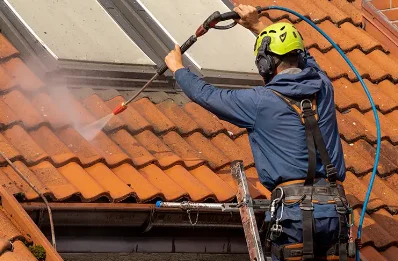 Démoussage et hydrofuge de toiture à Coulmer